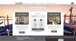 Desktop Screenshot of gardenahotels.it